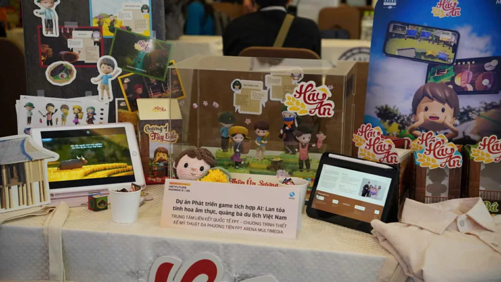 Sinh viên FPT Arena chinh phục Giải Tiềm năng tại VietFuture Awards 2025 với dự án game "Háu Ăn" 5 Các sản phẩm minh họa của dự án “Háu Ăn”