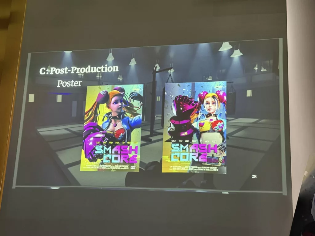 Hình ảnh poster của dự án “Smash Core”