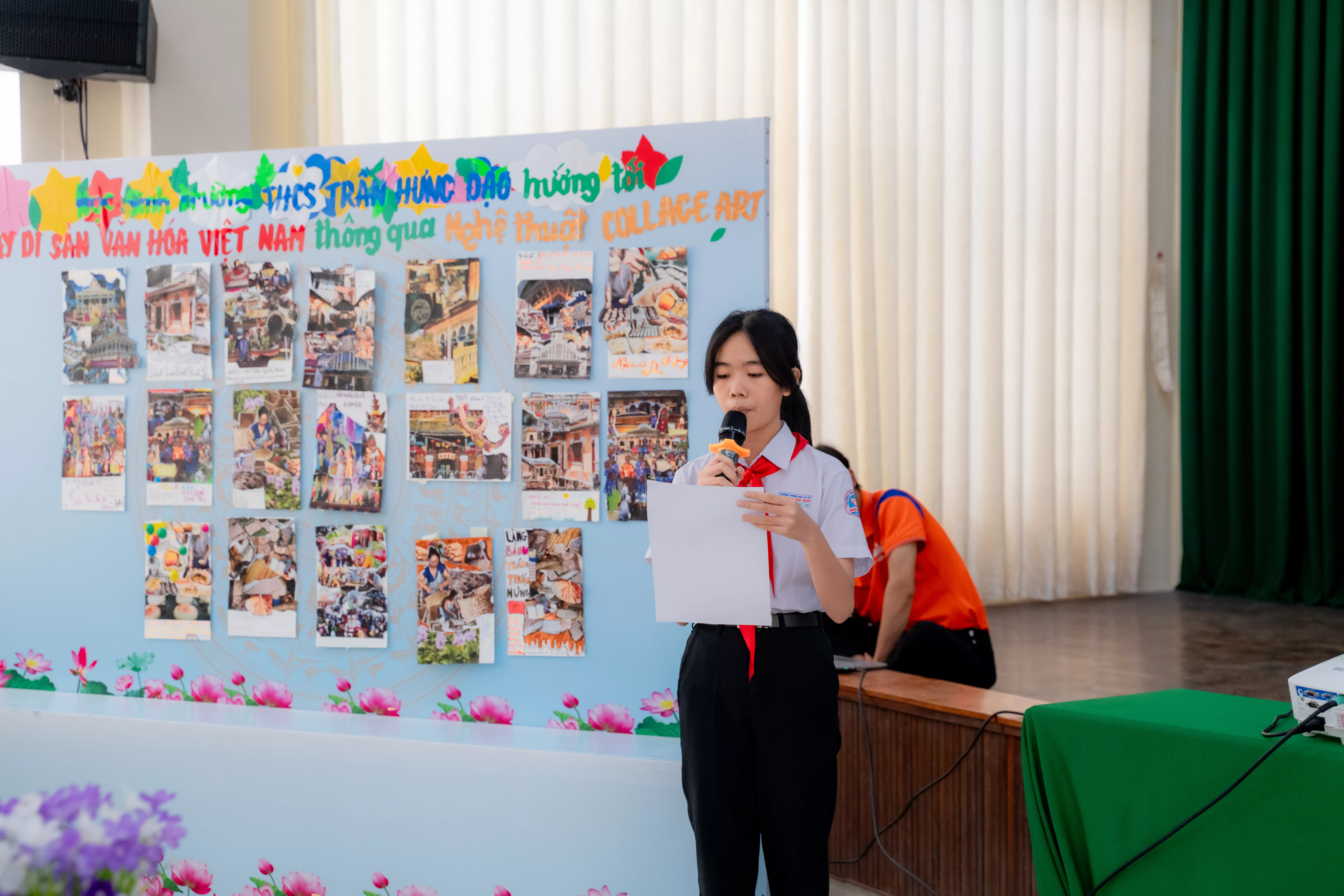 Học sinh trải nghiệm "Hành trình khám phá di sản Cần Thơ qua nghệ thuật Collage Art" 10 NTH 110 jpg