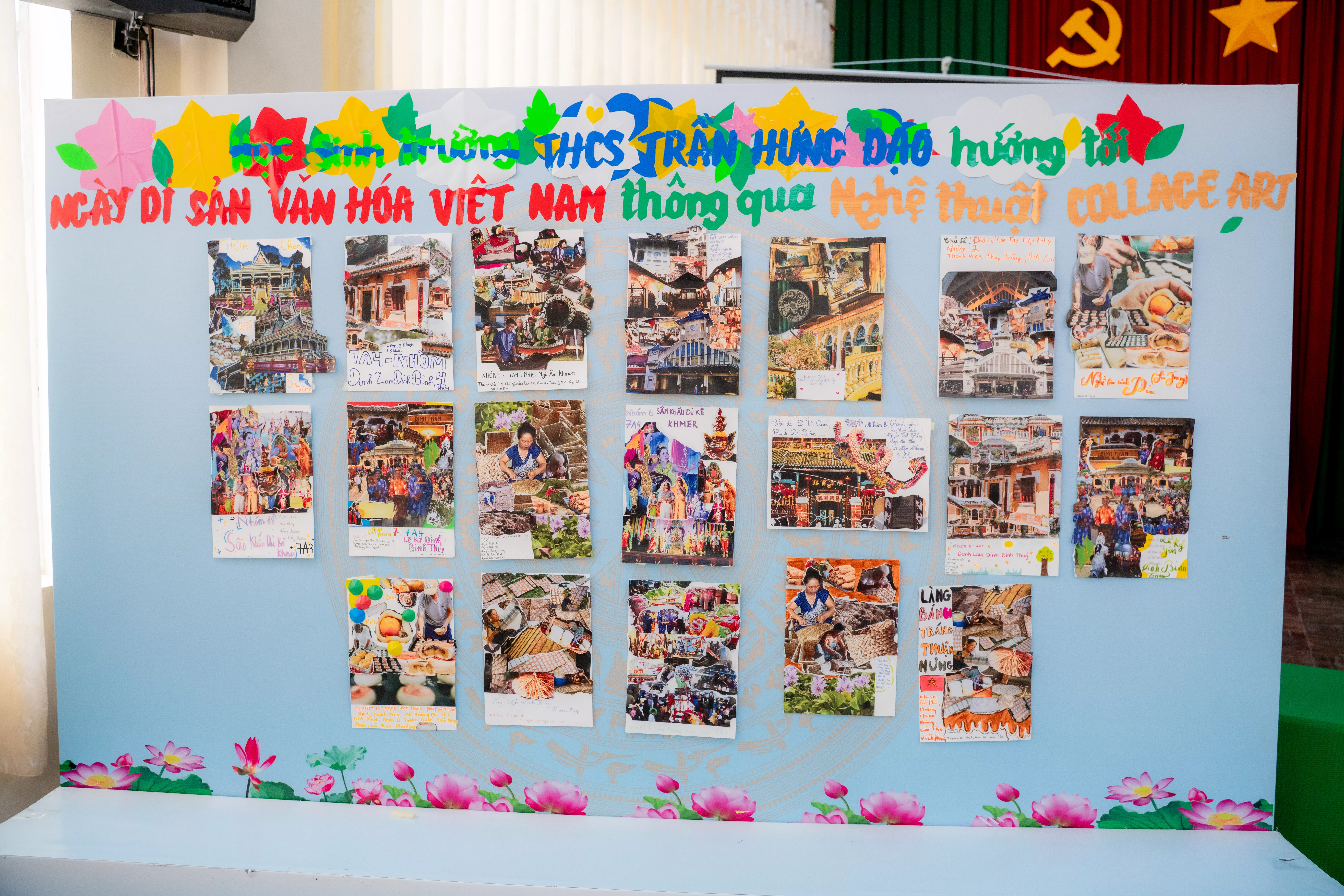 Học sinh trải nghiệm "Hành trình khám phá di sản Cần Thơ qua nghệ thuật Collage Art" 11 NTH 85 jpg