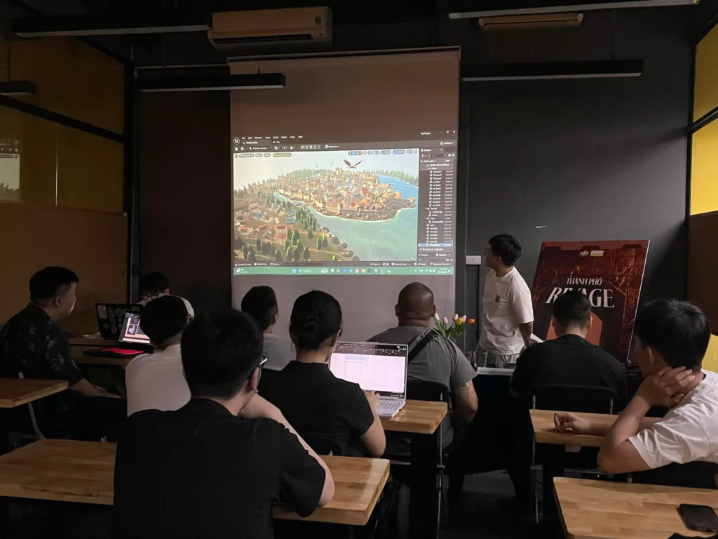 Sinh viên lớp D1.2505E FPT Arena xuất sắc bảo vệ đồ án kỳ I với ý tưởng game độc đáo 4 sinh vien lop D1.2505E 4