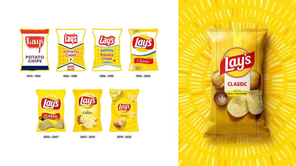 Lay's công bố thiết kế thương hiệu mới 2025 nhằm tối ưu hóa Logotype và nhận diện 4 thiet ke thuong hieu lays 2