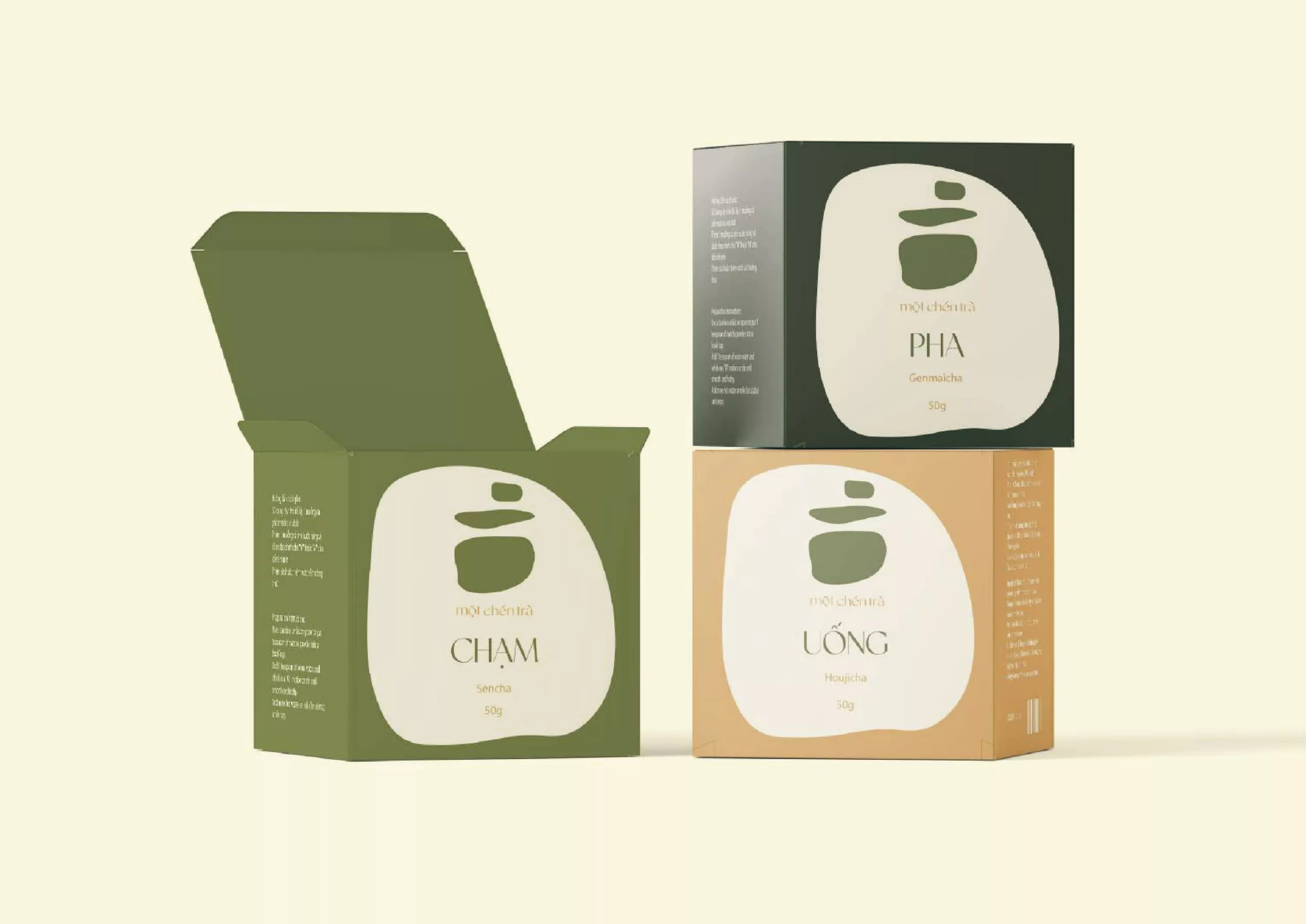 Bộ nhận diện thương hiệu "Một chén trà" - Đồ án Graphic Design sinh viên FPT Arena Multimedia 15 portforlio SEM1 A2508M ─ae├u n├⌐n h├¼nh s║unh 86 scaled
