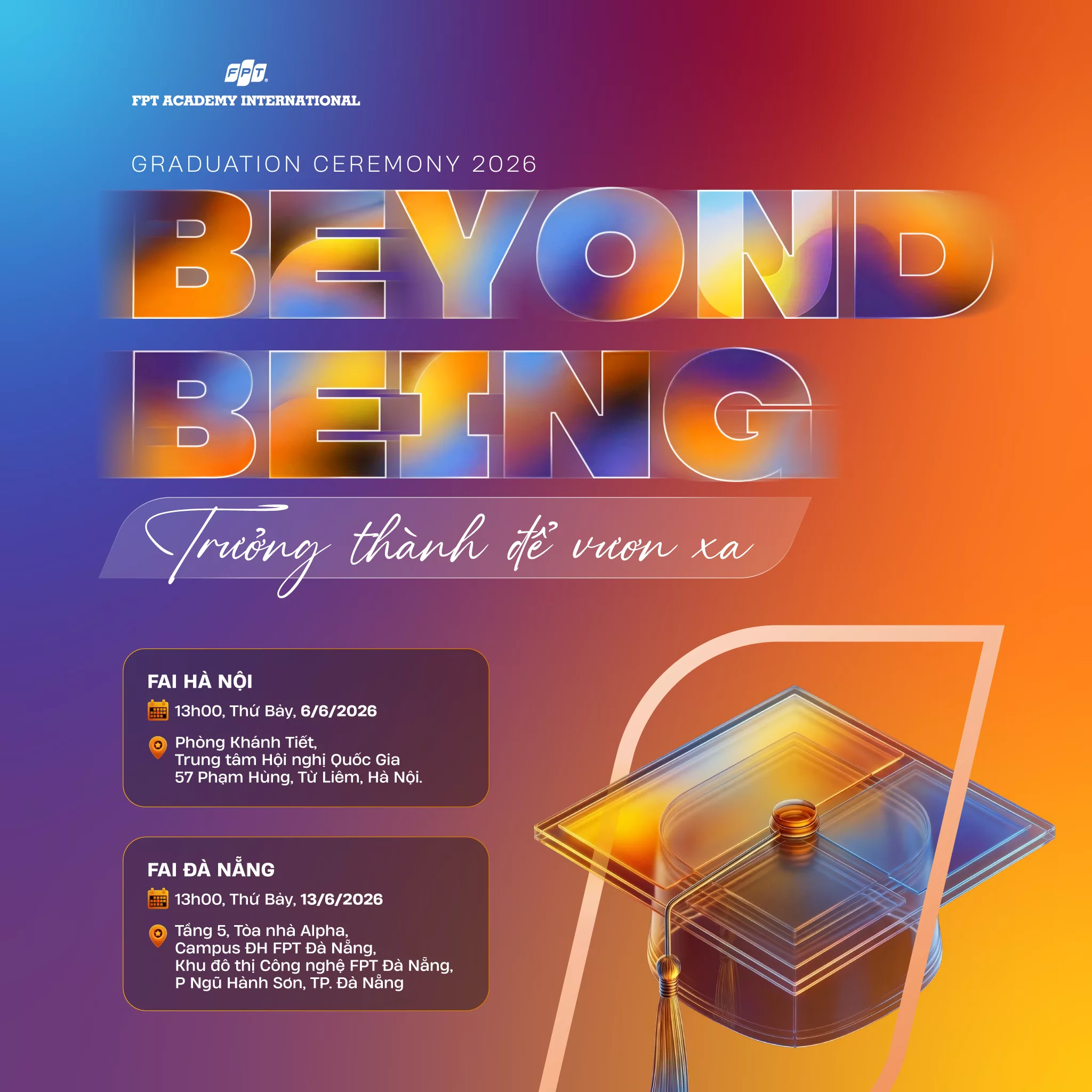 Lễ tốt nghiệp 2026: Beyond Being – trưởng thành để vươn xa 1 Beyond Being Poster