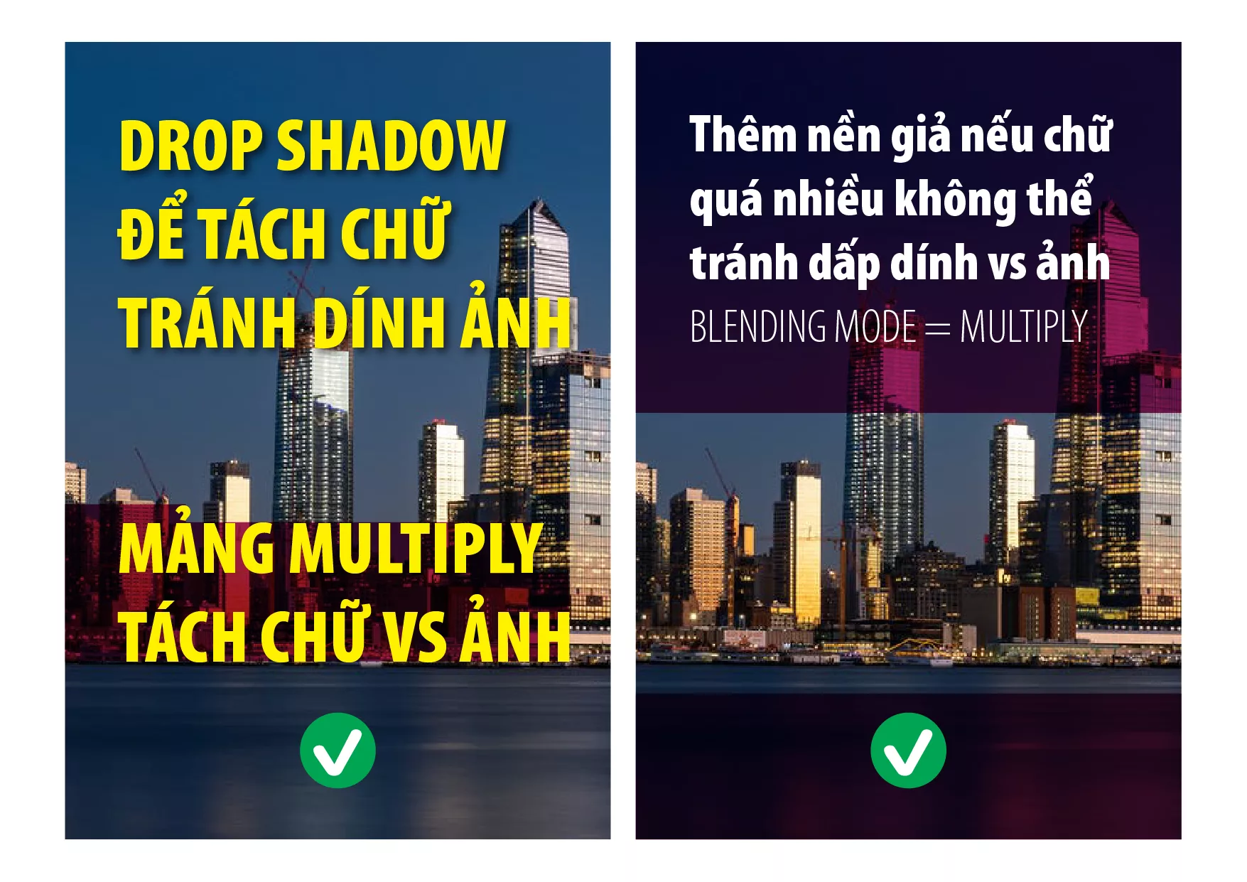 Sắp xếp bố cục hợp lý để tạo khoảng thở cho thiết kế
